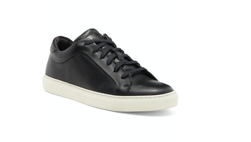 $395 - TO BOOT NEW YORK Pullman Leather Sneaker in BLACK Size 11.5 (sh300thrifty